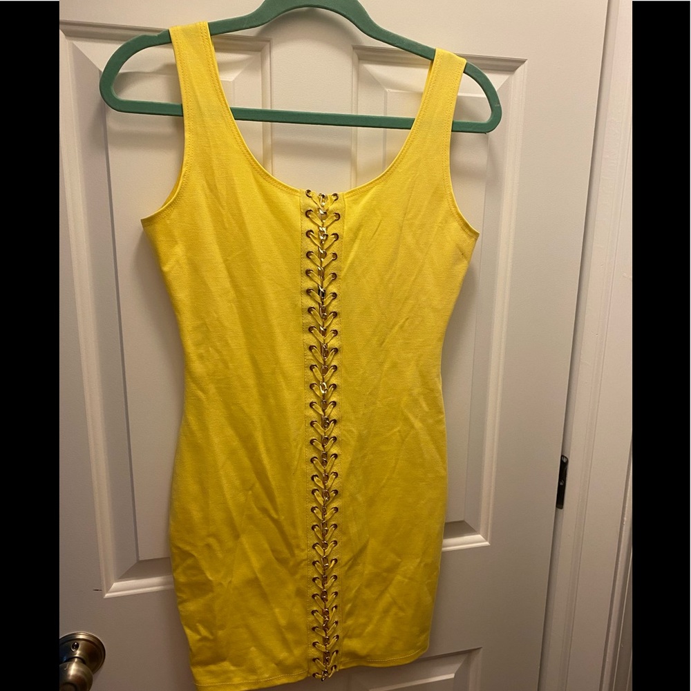 Yellow Bodycon Dress